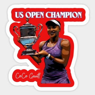 US Open 2023 Champion Sticker